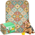 FXW Washable Pee Pads for Dogs, Super Absorbent, 17" x 23", 2 Packs | Machine washable, Non-slip backing