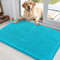 OLANLY Dog Door Mat for Muddy Paws 35x24, Super Absorbent Chenille Mud Mat