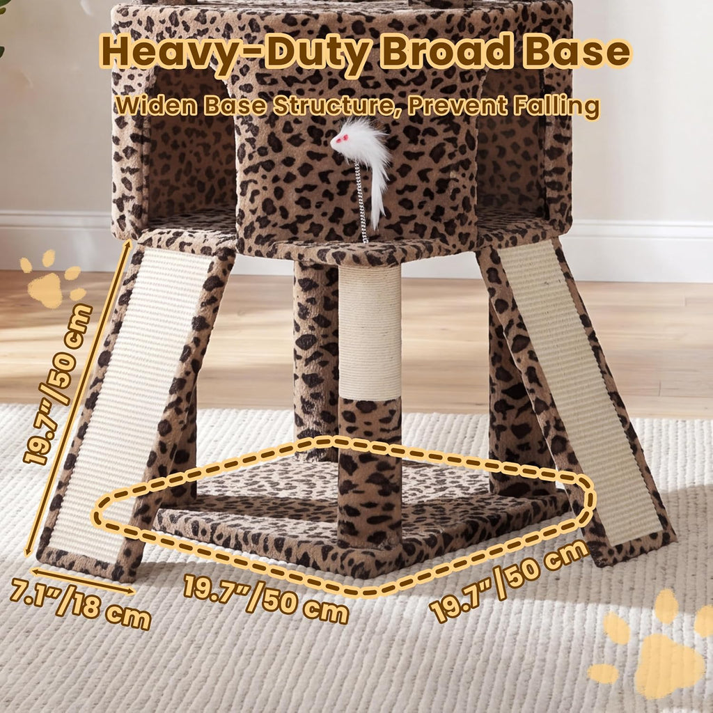 Cat Tree, 81.1" Tall Heavy Duty Cat Tower for Large Cats VCT032BW