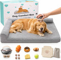 Orthopedic Dog Bed for Large Dog Senior Dog with Dog Massager, Pet Toys,36"