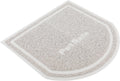 PetSafe Anti-Tracking Cat Litter Mat, Small | 20.5 x 19.7 in, Durable Mesh Trapping Mat for Crystal & Clay Clumping Cat Litter, Leakproof Double-Layer Backing, BPA-Free