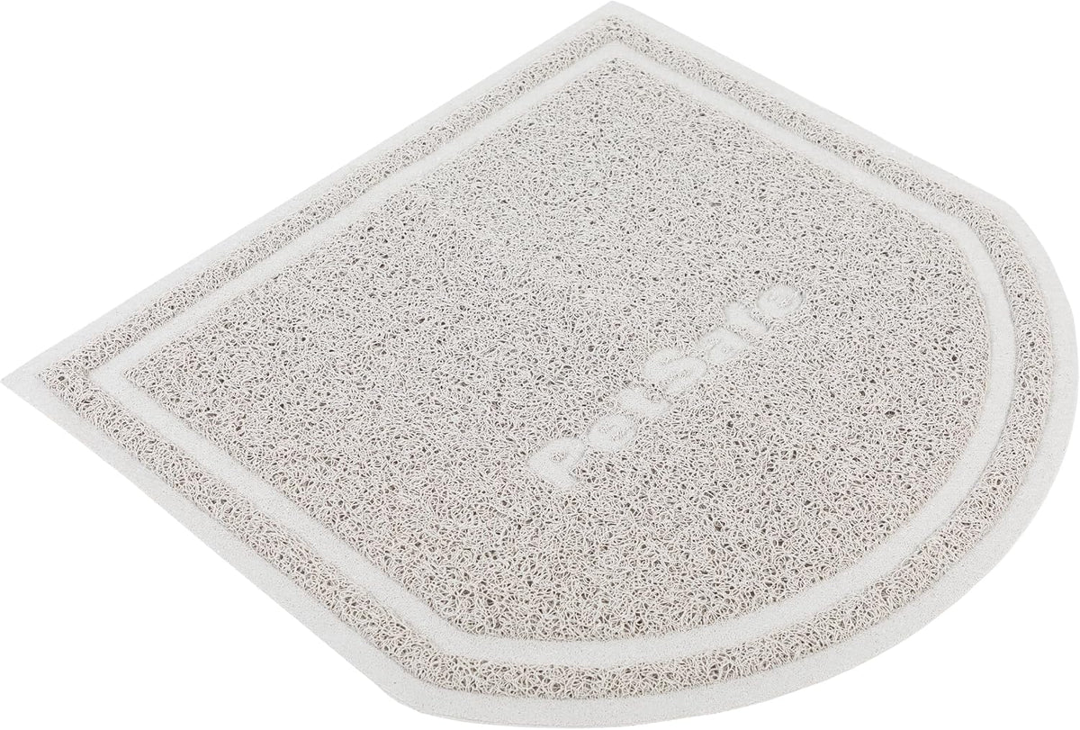 PetSafe Anti-Tracking Cat Litter Mat, Small | 20.5 x 19.7 in, Durable Mesh Trapping Mat for Crystal & Clay Clumping Cat Litter, Leakproof Double-Layer Backing, BPA-Free