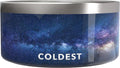 Coldest Dog Bowl - Anti Rust Metal, Non Slip, 3 Layers Insulated Stainless Steel Dog Bowls - Spill Proof & Heavy Duty - Water Bowl for Dogs, Cats & Pets, Dish Washer Safe (200 oz, Into The Beyond)