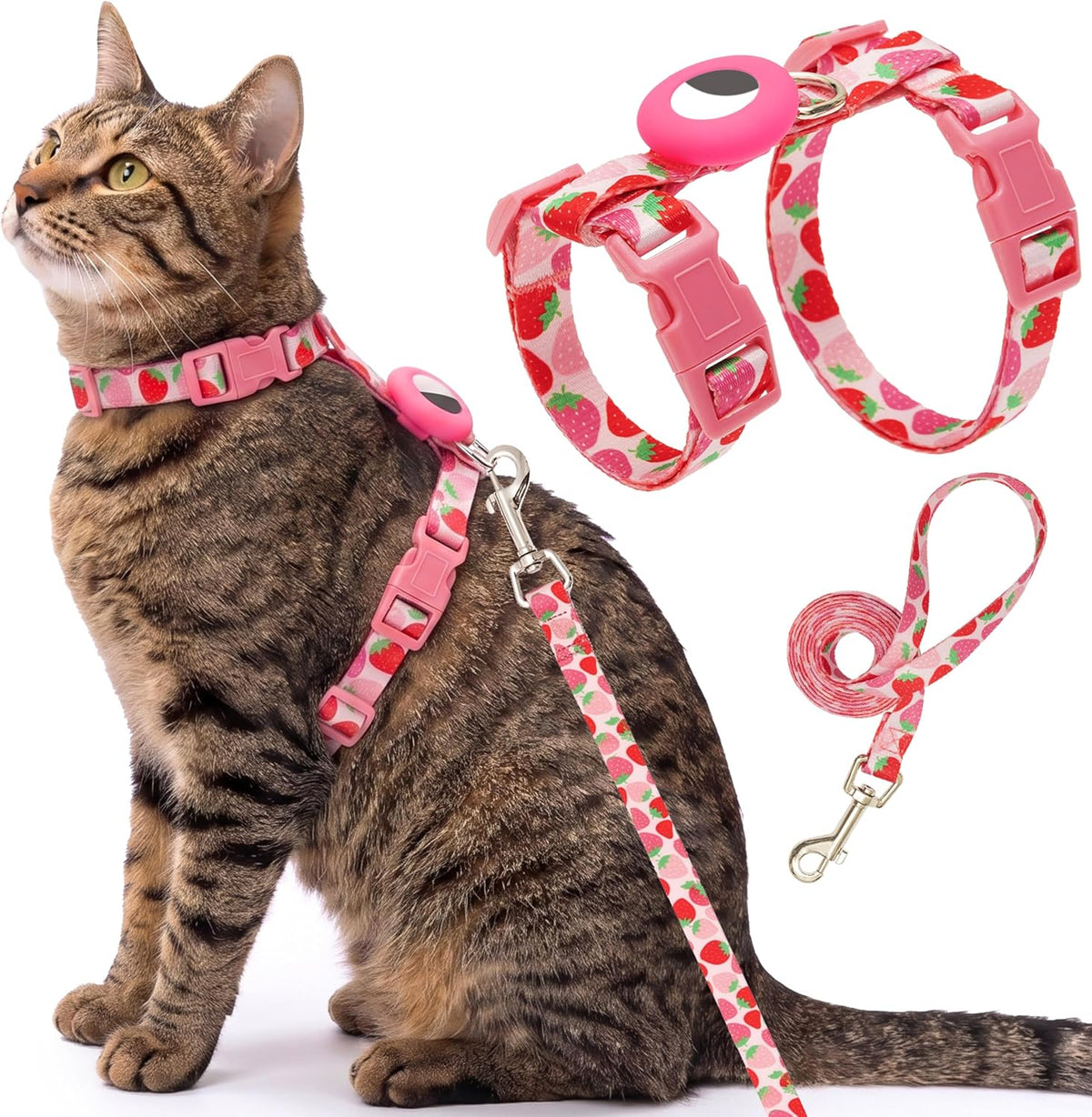 CUSOZWO Cat Harness and Leash Escape Proof for Walking Travel Outdoor