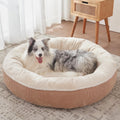 45 inches Calming Donut Dog Bed for Extra Large Dogs,Brown