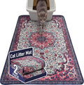Hompet Cat Litter Mat 2 Pack, 36x60 Large Machine Washable Trapping Mats for Cats, Super Absorbent & Urine-Proof Cat Litter Box Mat for Floor, Waterproof & Non Slip Kitty Litter Rug