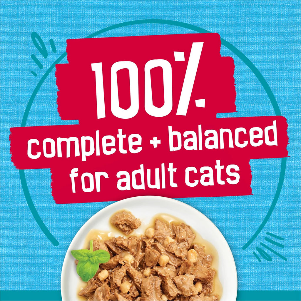 Purina Friskies Tasty Treasures Wet Cat Food, Scallop Flavor, (24) 5.5 oz