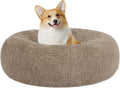 Dwanton Orthopedic Medium Donut Dog Bed, Gel Memory Foam, Washable, 28"
