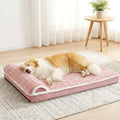 Orthopedic Medium Dog Bed Pillow Pet Sofa Bed 30''X20'' Pink
