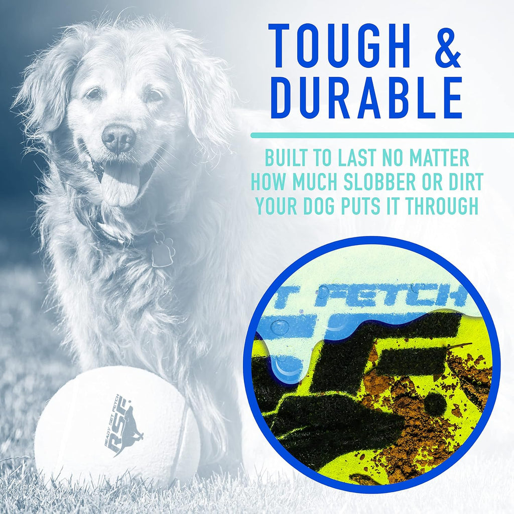 Franklin Sports Ready Set Fetch Oversized Dog Tennis Ball - 8.5"