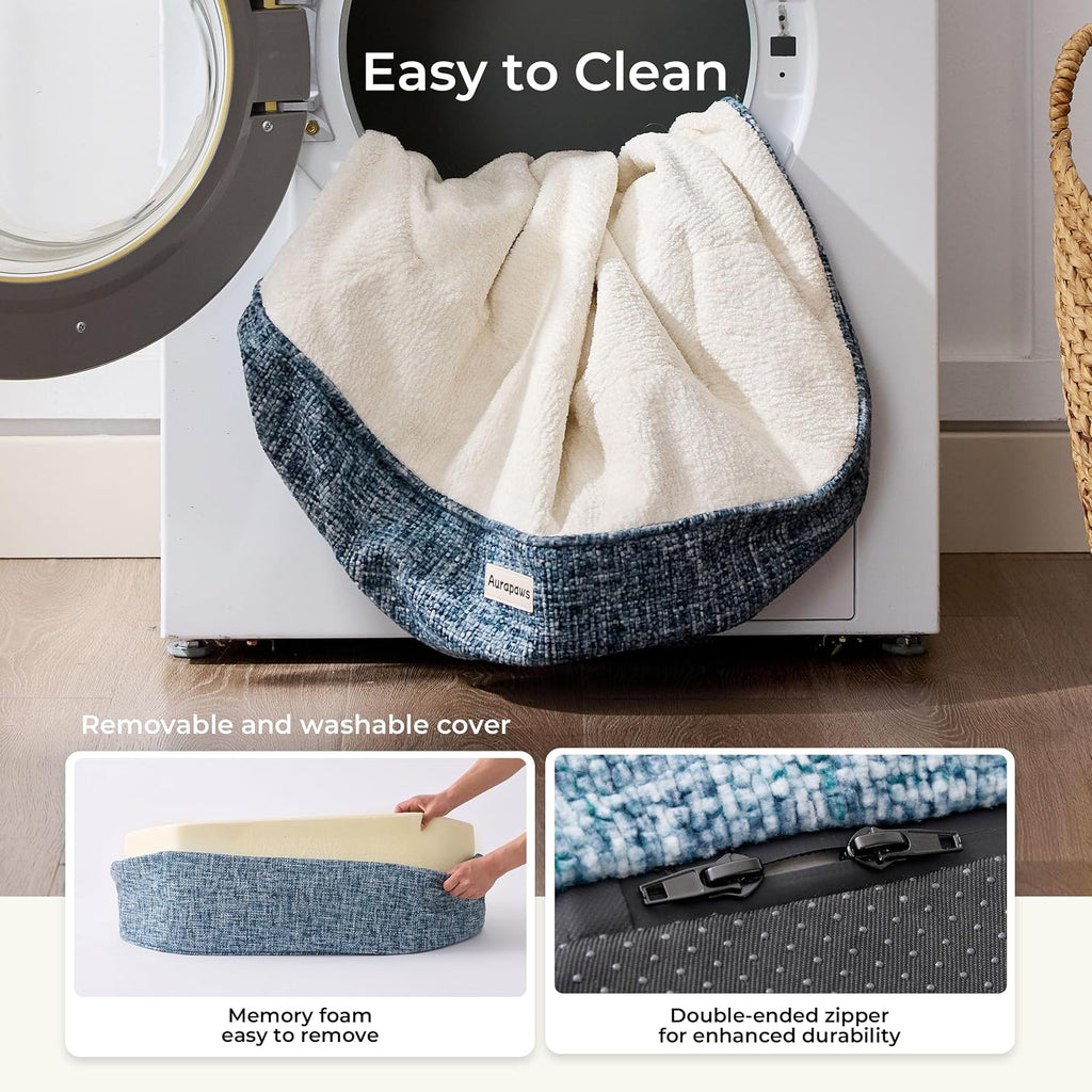 Dog Bed for Medium Sized Dog, Extra Thick Memory Foam, 3 Covers