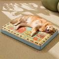 Exsnugy Orthopedic Washable Dog Bed Boho Crate Pet Pad for Large Dog 41in