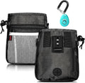 SZO Dog Training Treat Pouch with Training Clicker, Black