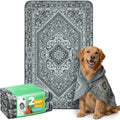 FXW Washable Pee Pads for Dogs, Super Absorbent, 29" x 47", 2 Packs | Machine washable, Non-slip backing