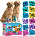 Funny Vet Wrap for Dogs, 2in Self-Adhesive Bandage Tape, 12 Pack Mix