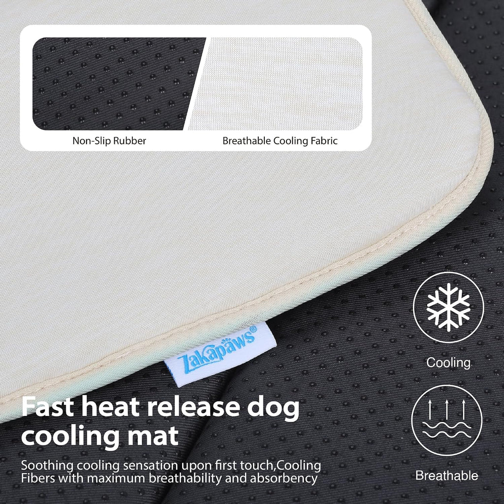 Dog Cooling Mat for Large Dogs, 30"x20" Memory Foam Pet Pad