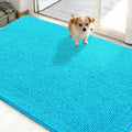 OLANLY Dog Door Mat for Muddy Paws 50x30, Super Absorbent Chenille Mud Mat