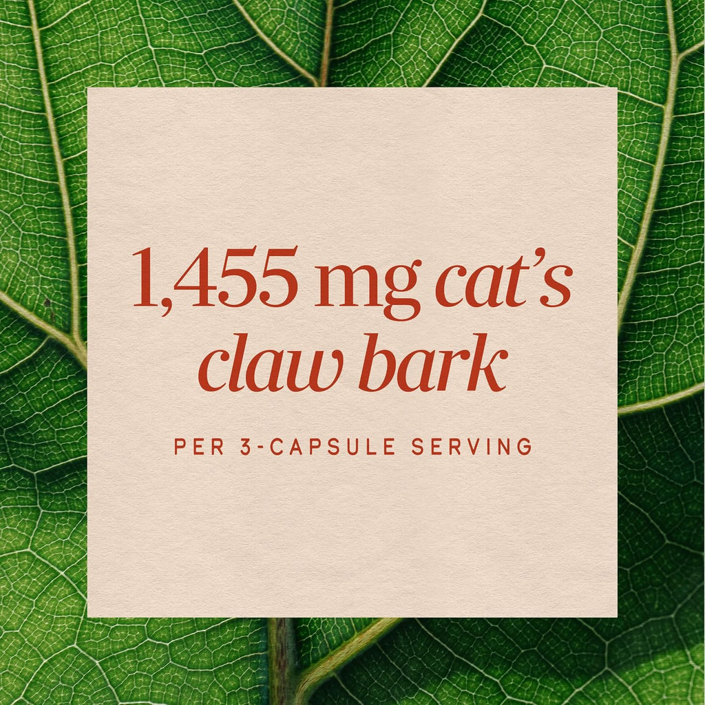 Nature's Way Cat's Claw Bark, Traditional Health Support, Vegan, 100 ct