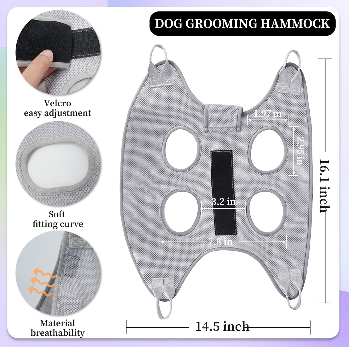 PatiencET Cat Grooming Hammock Kit