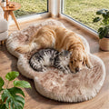 Faux Fur Dog Bed Rug for Extra Large Dogs, 60"x35" Orthopedic Thick Foam