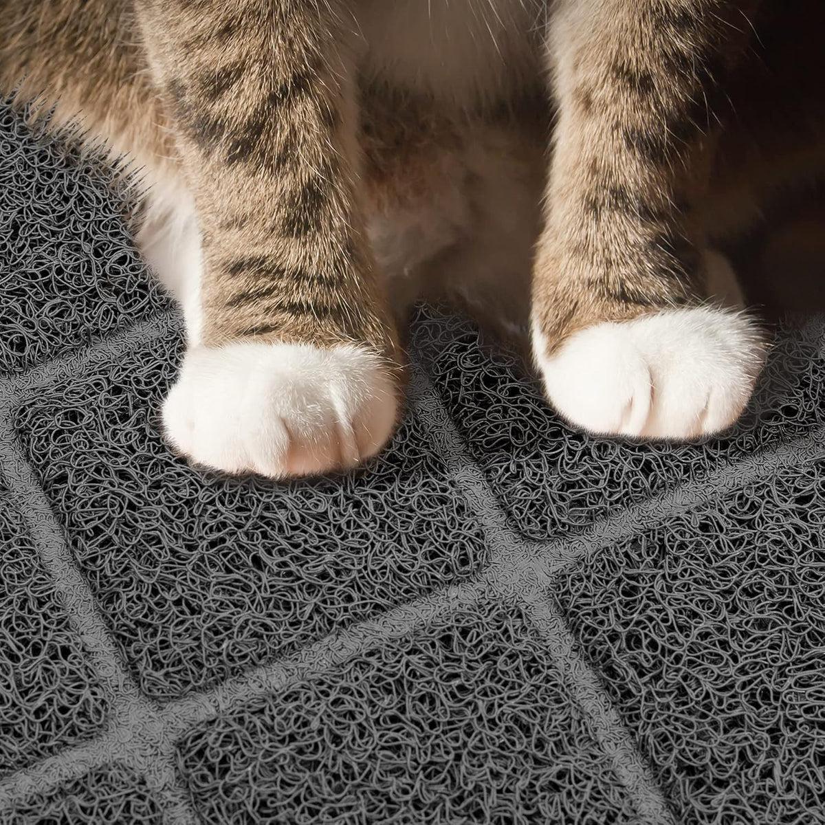 Niubya Premium Cat Litter Mat, Litter Box Mat with Non-slip and Waterproof Backing, Litter Trapping Mat Soft on Kitty Paws and Easy to Clean, Cat Mat Traps Litter from Box