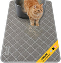 Conlun Cat Litter Mat Litter Trapping Mat, 40" x 28" Premium Durable PVC Grid Mesh with Scatter Control, Non-Slip, Less Waste Cat Litter Box Mat, Soft on Kitty’s Paws, Urine Waterproof