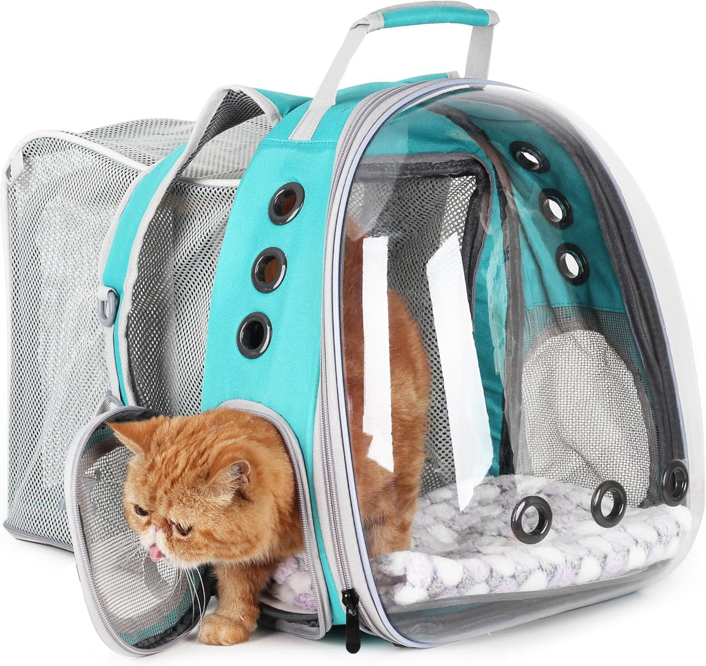 Lollimeow Expandable Bubble Cat Carrier Backpack, Supports up to 14 lbs