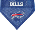 NFL DOG BANDANA - BUFFALO BILLS REVERSIBLE PET BANDANA. 2 Sided Sports Bandana with a PREMIUM Embroidery TEAM LOGO, Small/Medium. - 2 Sizes & 32 NFL Teams available