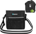 PetAmi Hands Free Dog Treat Pouch for Training and Walking, Black
