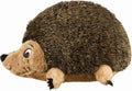 Outward Hound Hedgehogz Plush Dog Toy, Squeaks & Grunts, Large, 12" x 7" | Soft Realistic Faux Fur, Round for Rolling & Chasing, Cuddle & Carry, Interactive Fetch, Light Chewers, Dogs & Puppies