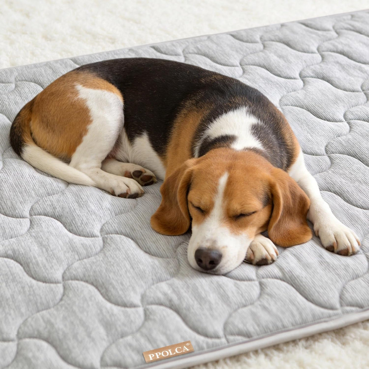 PPOLCA Waterproof Cooling Mat for XL Dogs 30x48, Grey