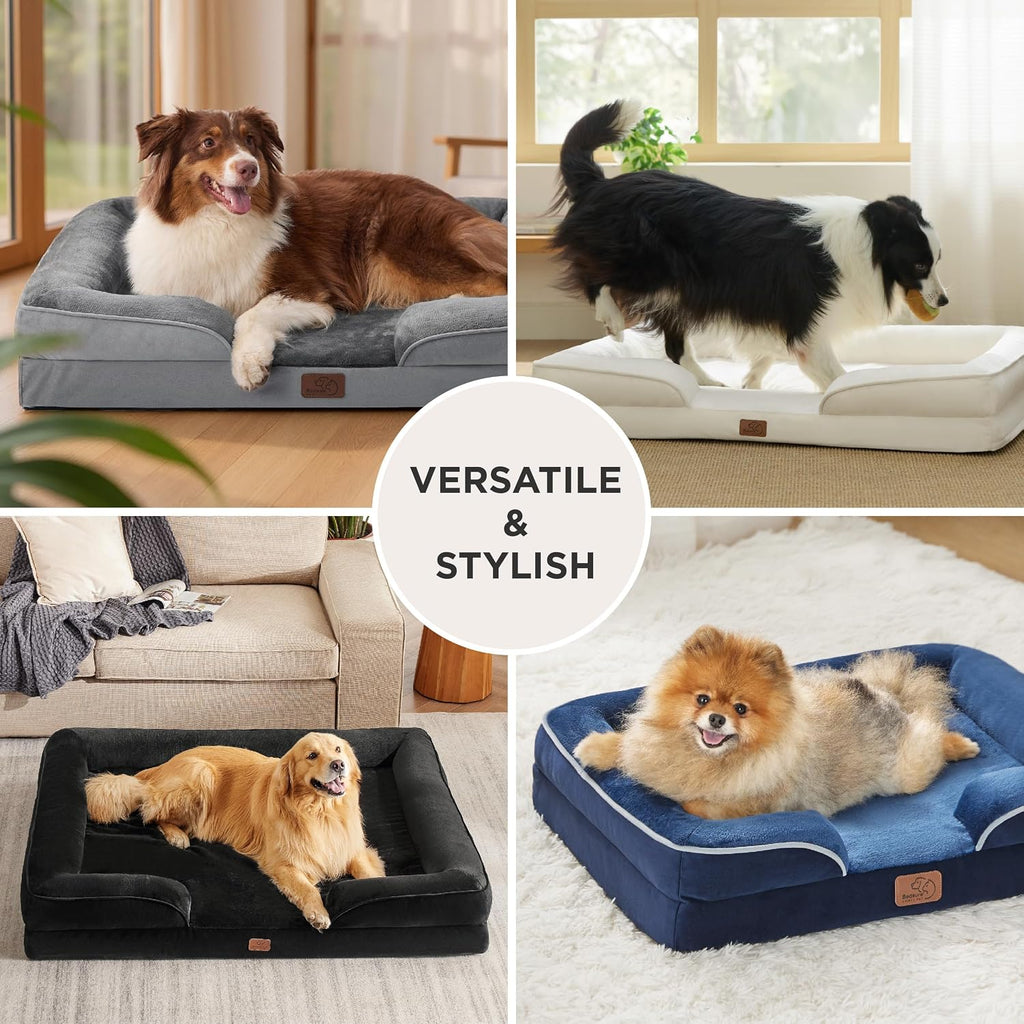 Bedsure Orthopedic Dog Beds for Medium Dogs Washable Original Design