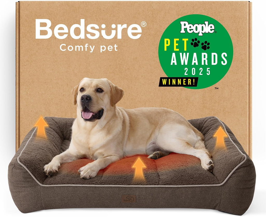 Bedsure SupportMax® Self Warming Orthopedic Dog Beds Large Sized Dog XL Pro