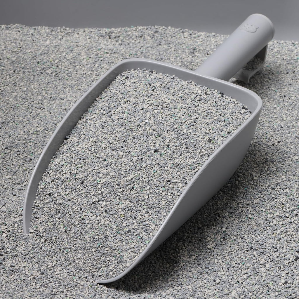 Extra Big Multipurpose Scoop– Solid Deep Scooper for Any Household – Disposing/Replacing Litter – Big Size Animal Pet Food Shovel – 44oz