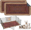Washable Guinea Pig Pee Pads,Reusable Guinea Pig Cage Liner 2 Pack | Waterproof, Leak-Proof, Absorbent & Non-Slip, 24"x48" Bedding Potty Training Mat for Small Animal Rabbit Bunny Hamster Rat