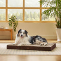 Bedsure XL Dog Bed for Crate, Pet Bed with Washable Cover, 41x27 Inch Brown