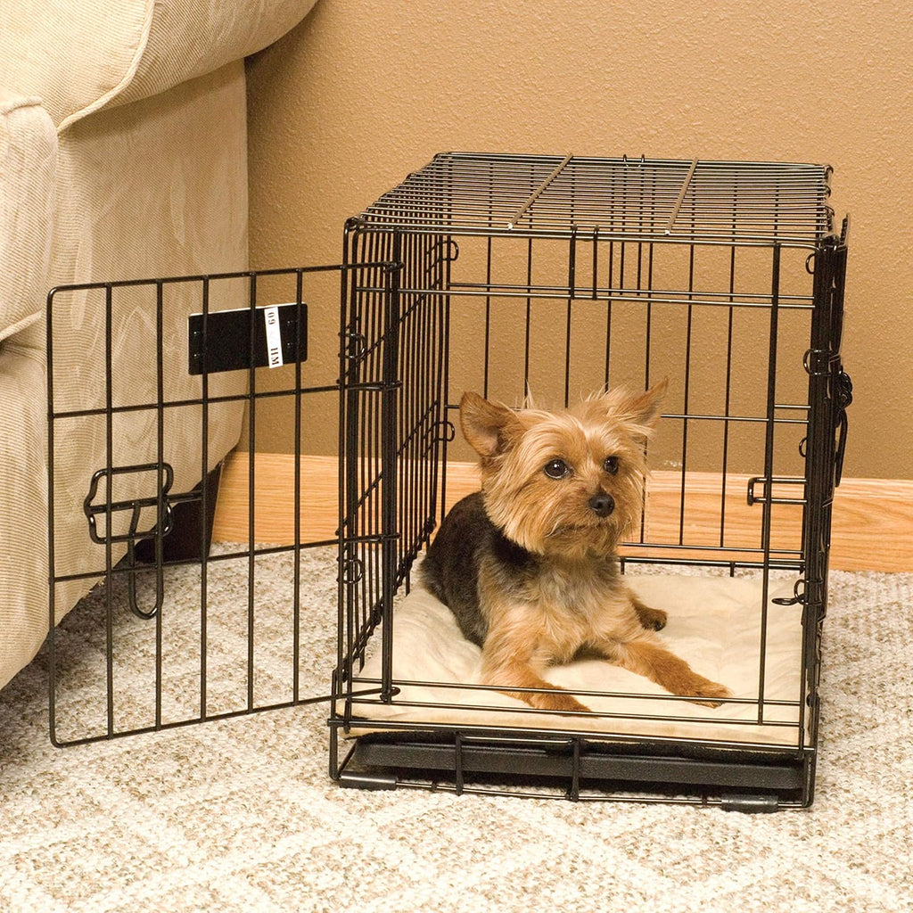K&H PET PRODUCTS Self-Warming Crate Pad Tan X-Small 14 X 22 Inches