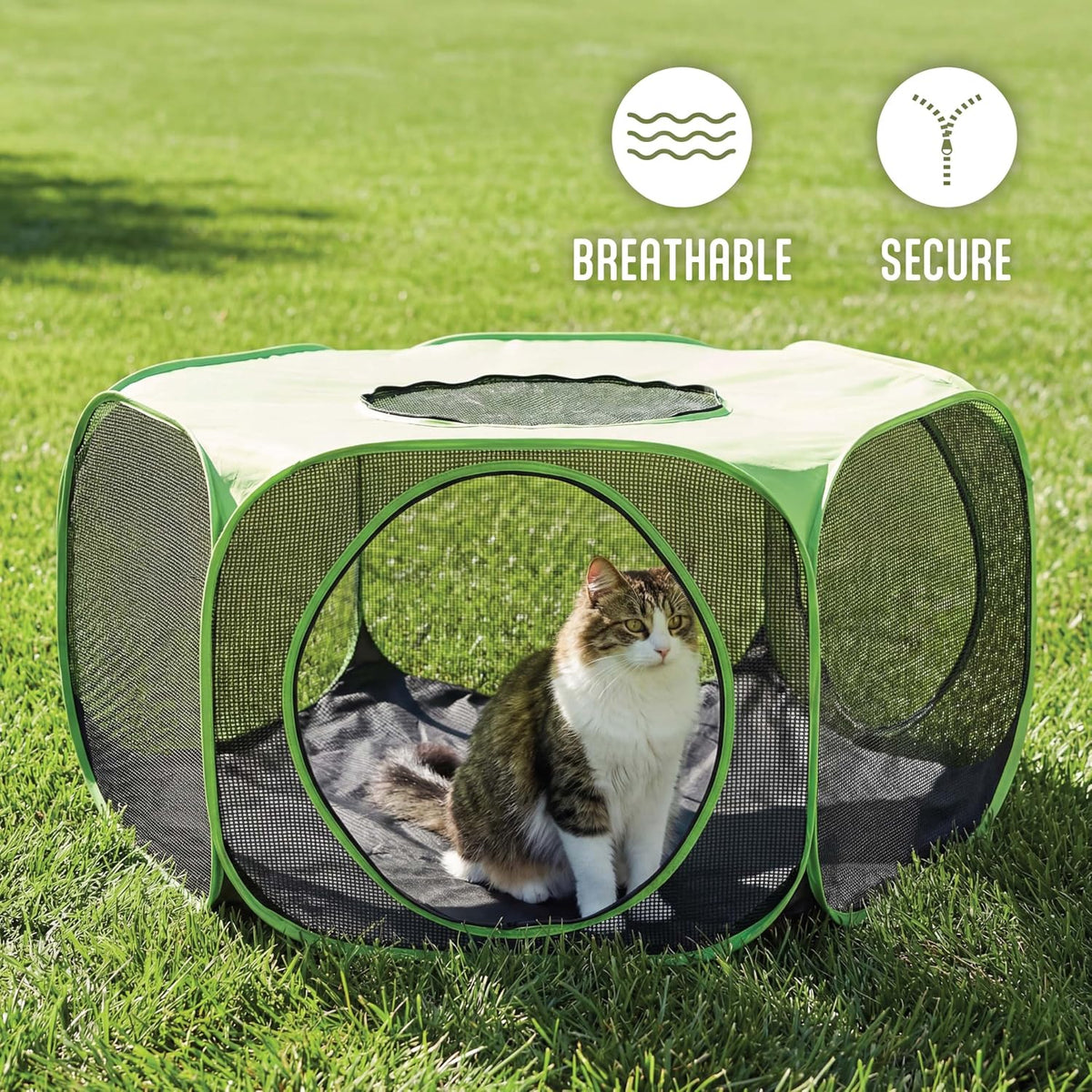 Kitty City Outdoor Catio Furniture and Play Kits for Cats, Play Pen