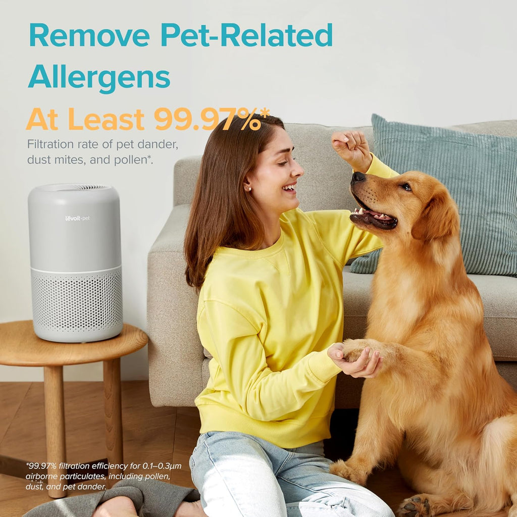 Levoit Air Purifier for Home Pets, Large Room Bedroom, AHAM VERIFIDE