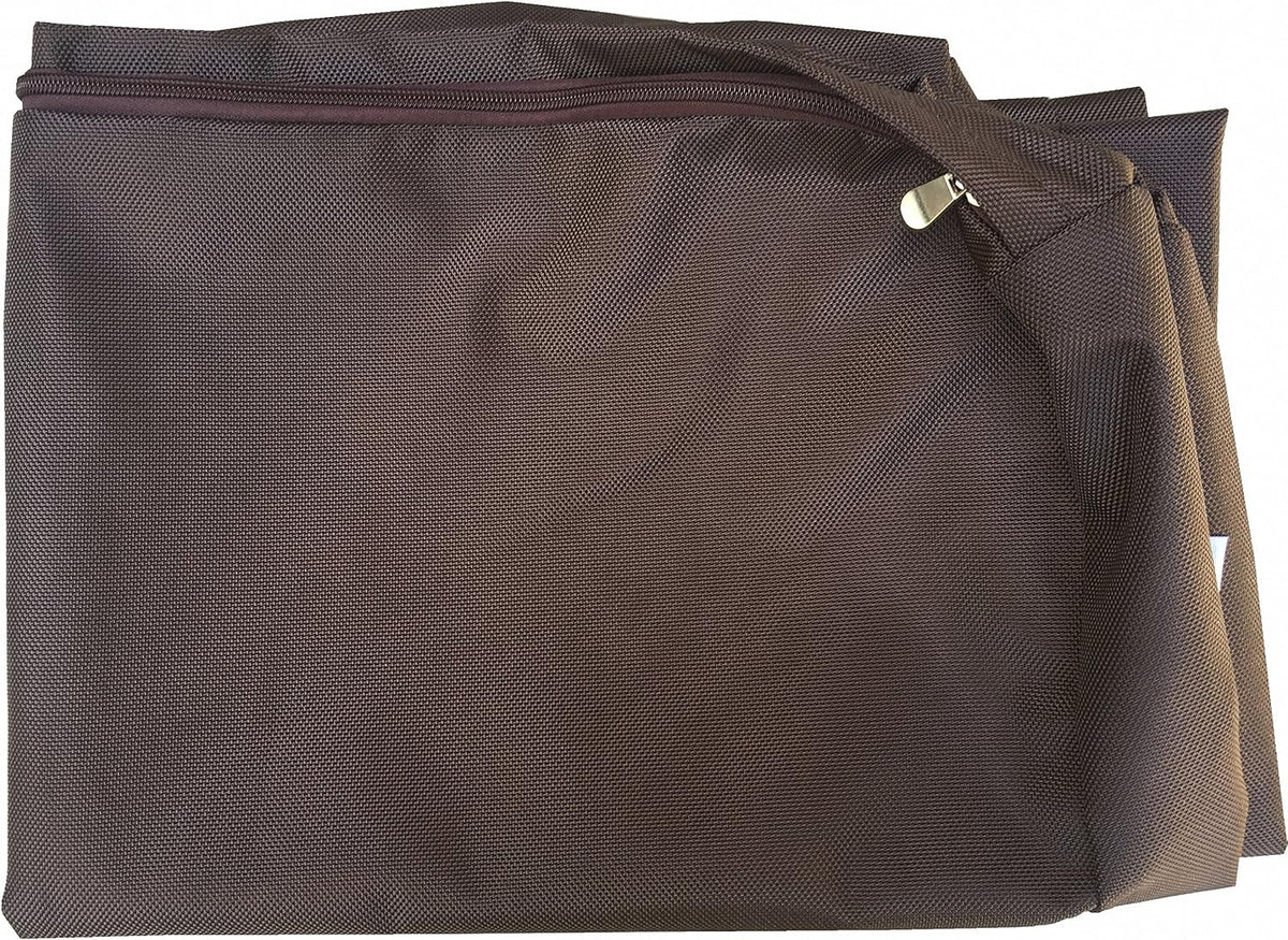 Dogbed4less Extra Large Orthopedic Gel Infused Memory Foam Dog Bed, Waterproof Liner and 1680 Nylon Brown External Cover, 40X35X4 Inch