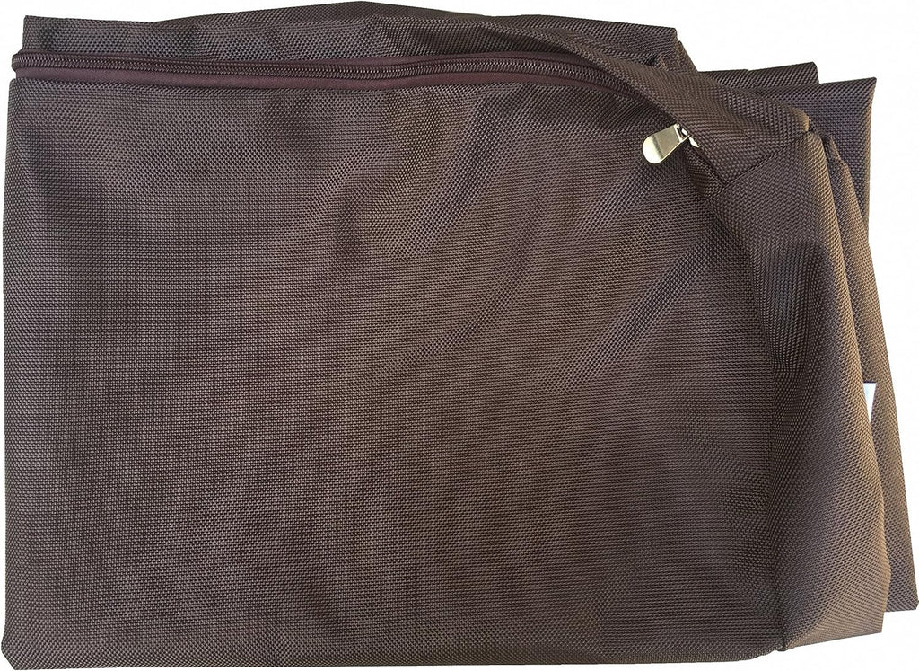 Dogbed4less Orthopedic Dog Bed with Memory Foam for Medium Large Pet, Waterproof Liner with Strong Ballistic Nylon Brown External Cover, 41X27X4 Inch Fit 42X28 Crate
