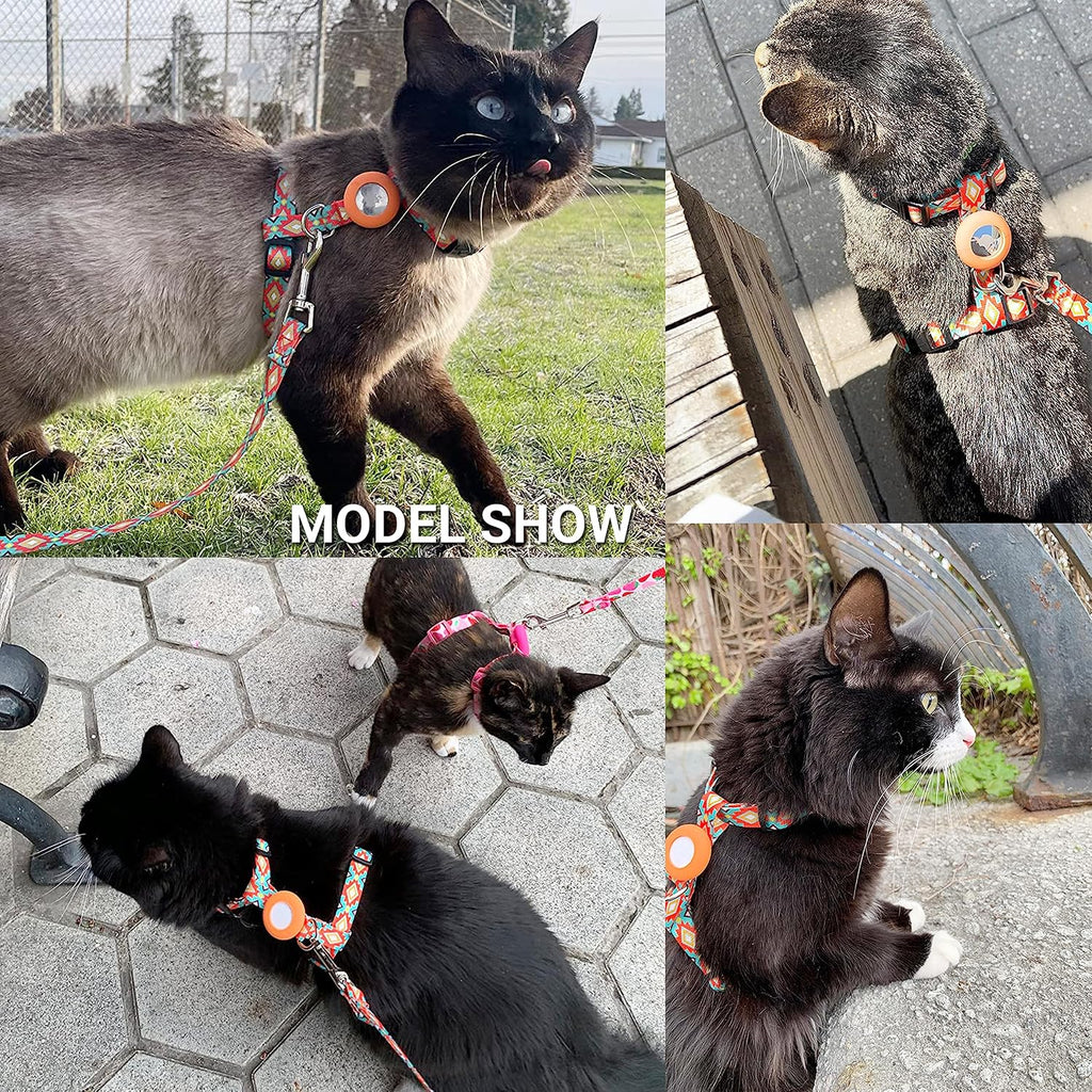 CUSOZWO Cat Harness and Leash Escape Proof for Walking Travel Outdoor