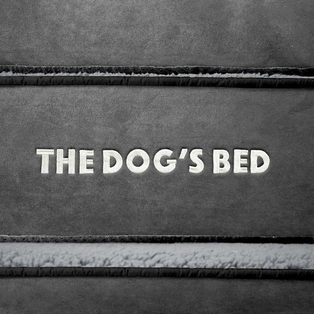 The Dog’s Bed Replacement Outer Cover, Plush Fabric, Grey, Large