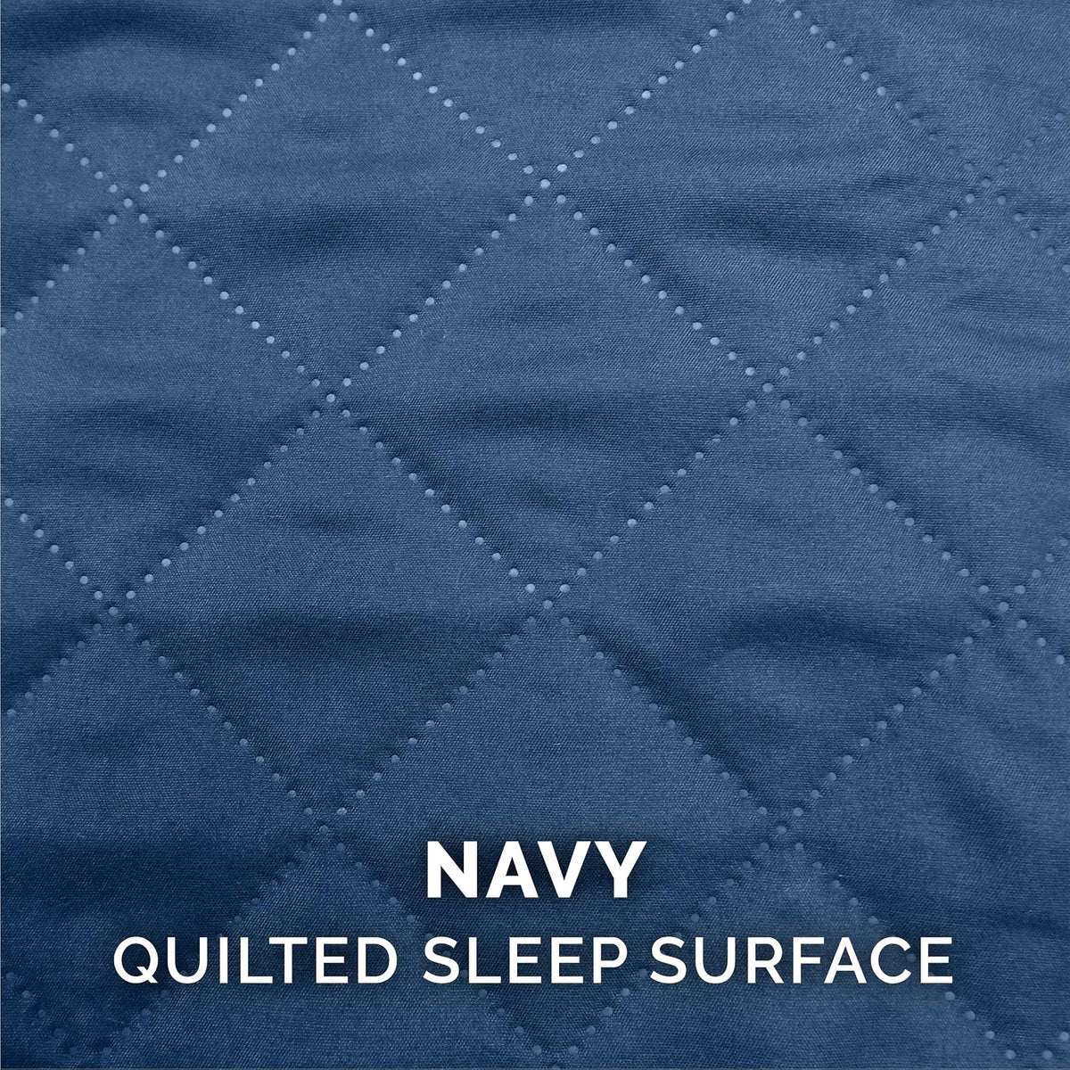 Furhaven Orthopedic Dog Bed for Medium/Small Dogs w/ Removable Bolsters & Washable Cover, For Dogs Up to 35 lbs - Quilted Sofa - Navy (Blue), Medium