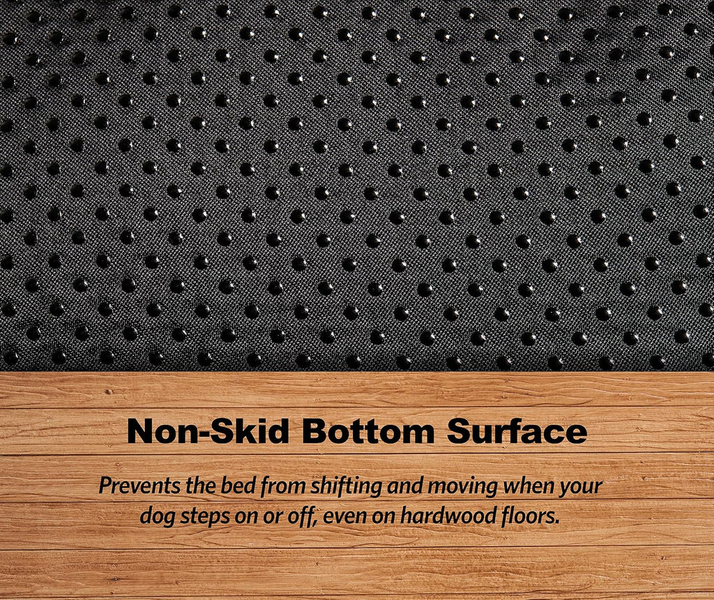 MidWest Homes for Pets XL QuietTime Deluxe Mocha Ombré Swirl Plush Pet Bed, Machine Washable, Non-Skid Bottom, Soft Crate Mat for 48-inch Crates