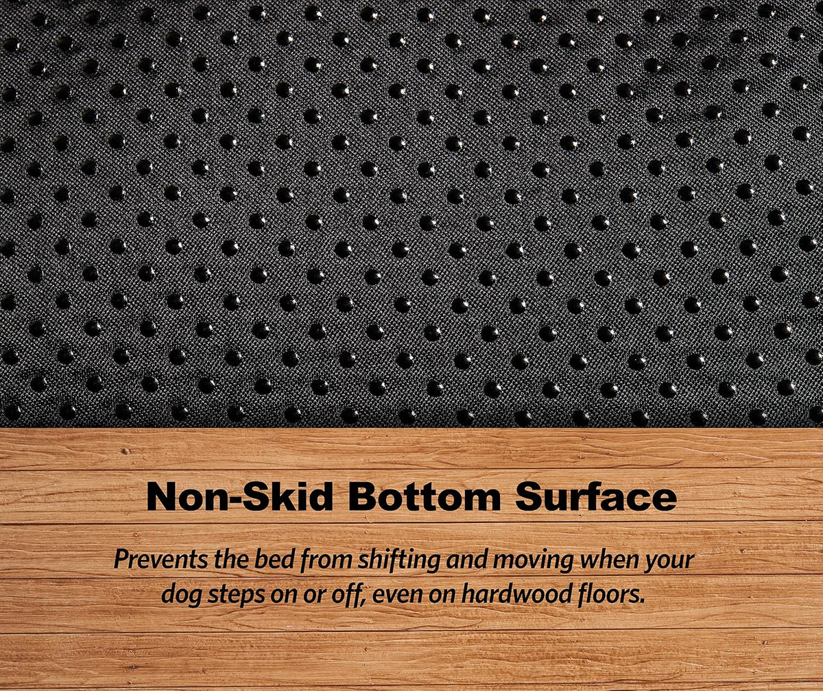 MidWest Homes for Pets XL QuietTime Deluxe Mocha Ombré Swirl Plush Pet Bed, Machine Washable, Non-Skid Bottom, Soft Crate Mat for 48-inch Crates