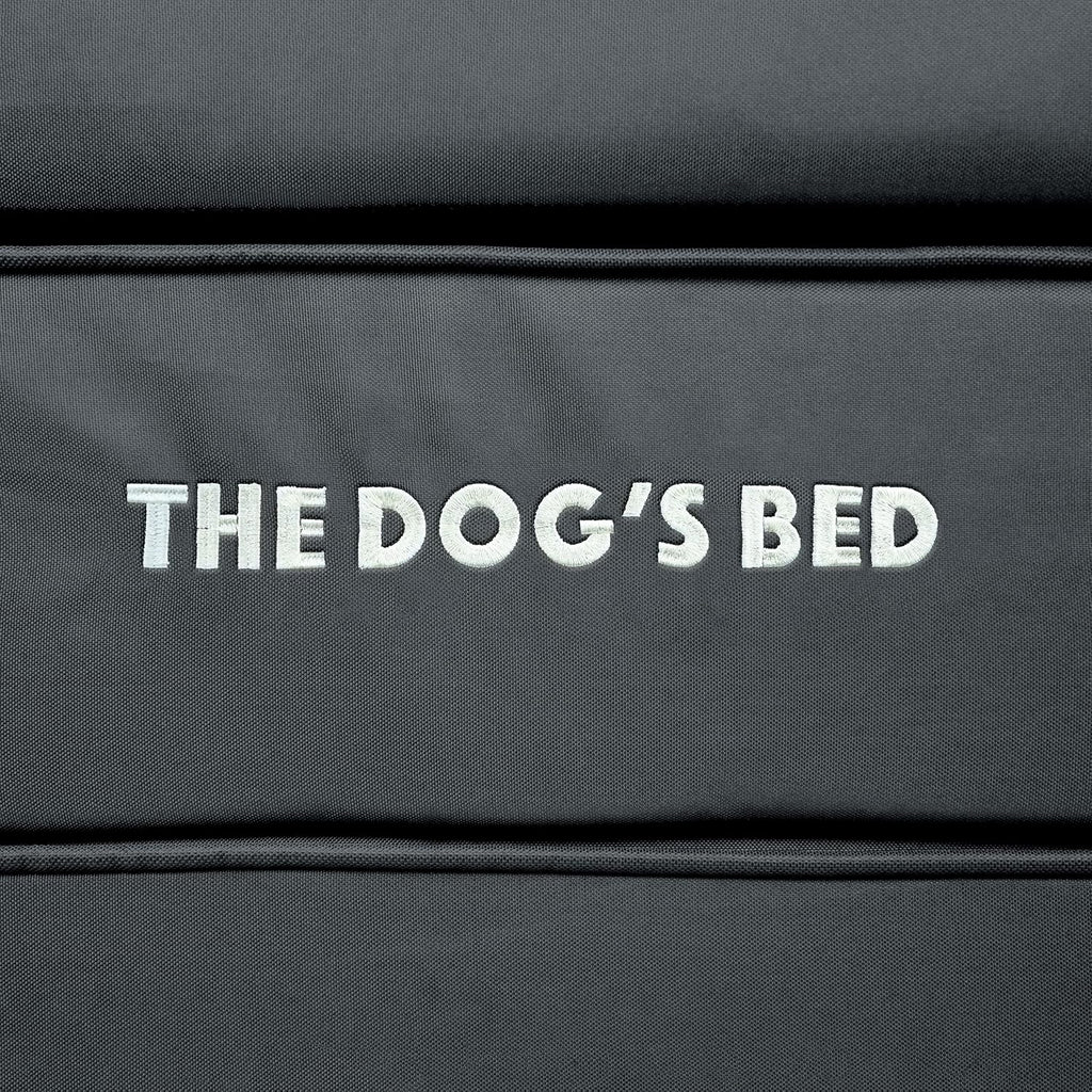 The Dog’s Bed Replacement Outer Cover, Oxford Fabric, Grey with Black Trim, XXL