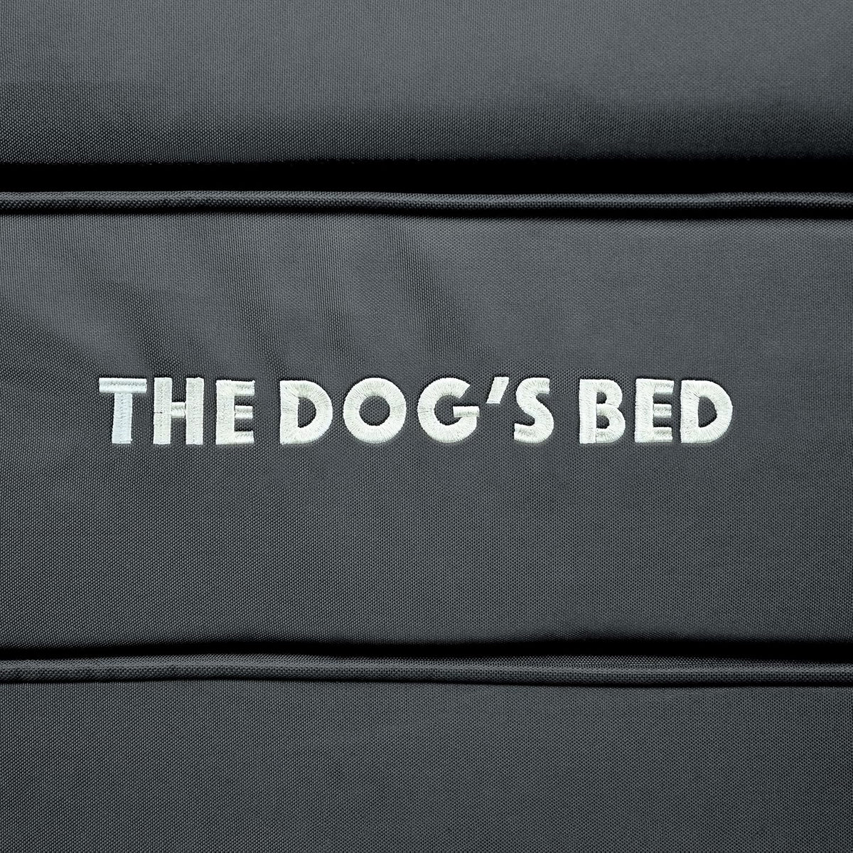 The Dog’s Bed Replacement Outer Cover, Oxford Fabric, Grey with Black Trim, XXL