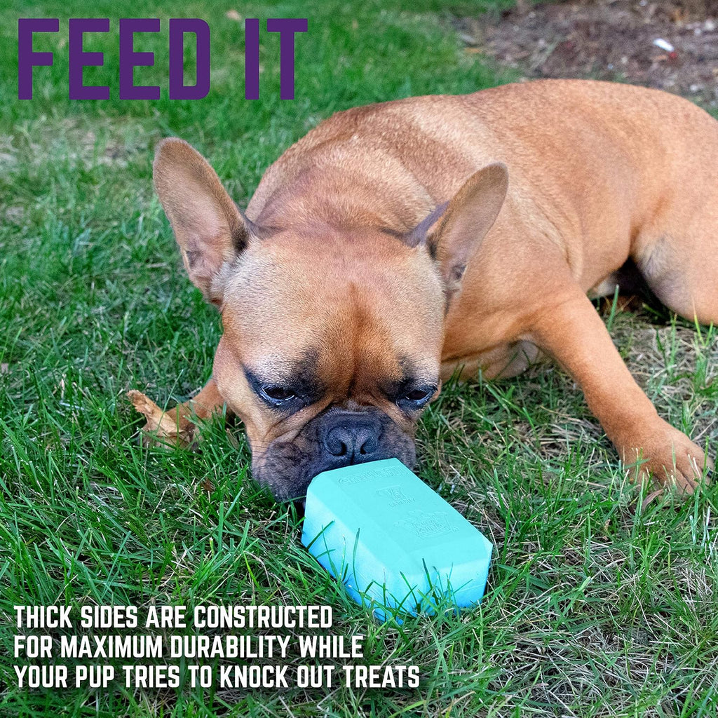 Chew King Premium Treat Dog Toy, Large, Extremely Durable Natural Rubber Fillable Toy Collection, Frozen Feeding