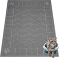 Cat Litter Box Mat, 47" x 35" Large Waterproof Litter Trapping Mat | XL Large Size Thick Mesh Traps Litter, Non-Slip Kitty Litter Mat for Indoor Cat, Soft Paws, Multi-Use, Durable, Easy Clean